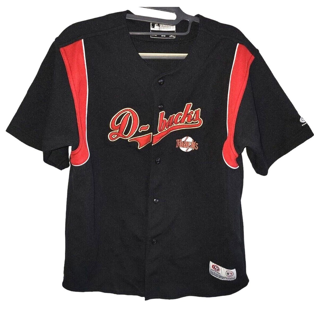 Arizona Diamondbacks D-BACKS‎ by True Fan Black Jersey MLB Size Youth XL